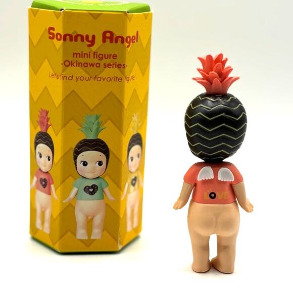 New SONNY ANGEL Red Pineapple Mini Figure, Okinawa Series, Opened Blind Box - Picture 2 of 5